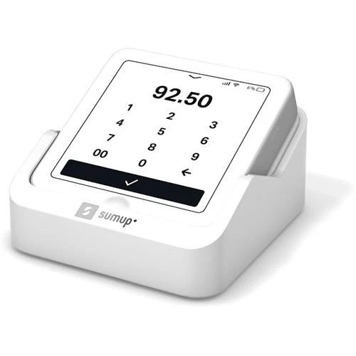 Terminal de Pagamento POS SumUp Solo 4G Wi-Fi NFC BT + Estação de Carregamento - Image 3
