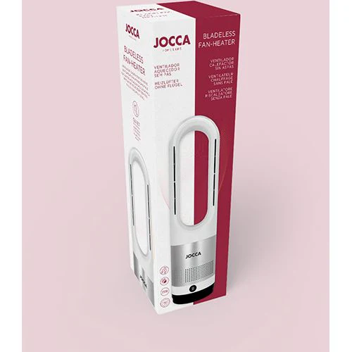 Termoventilador 2 em 1 Jocca 2401 | Quente e Frio - Branco e Cinzento - Image 3