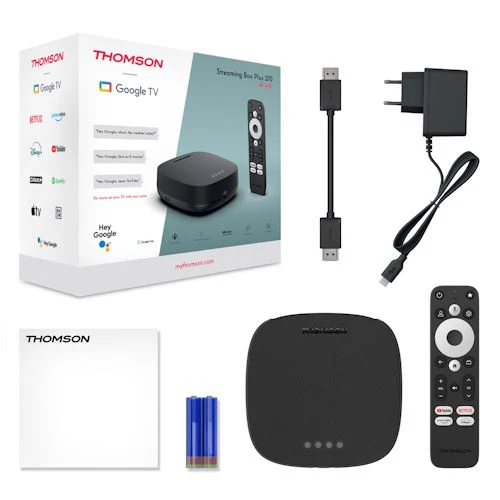 Thomson Android Streaming Box Plus 270B Google TV UHD 4K - Preto - Image 13