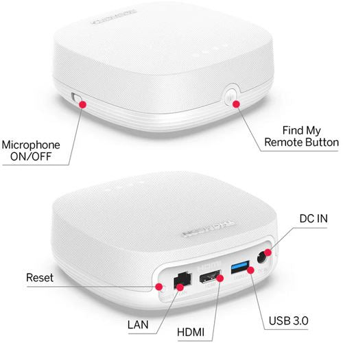 Thomson Android Streaming Box Plus 270W Google TV UHD 4K - Branco - Image 4