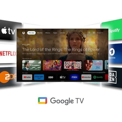 Thomson Android Streaming Box Plus 270W Google TV UHD 4K - Branco - Image 9