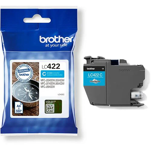 Tinteiro Brother LC422C - Cyan - Image 3