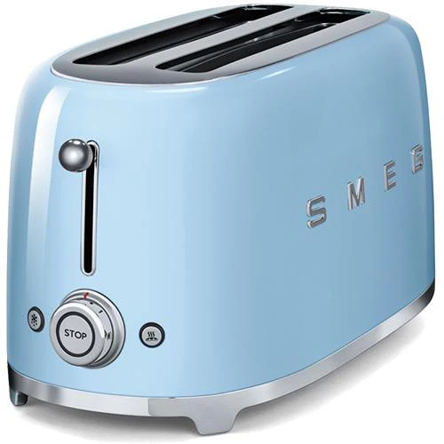 Torradeira 2 Fendas Longa Smeg Anni 50 TSF02PBEU - Azul céu - Image 3