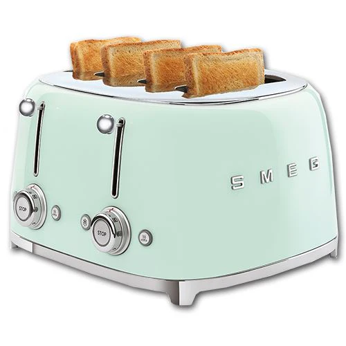 Torradeira 4 Fendas Smeg Anni 50 TSF03PGEU - Verde água - Image 2