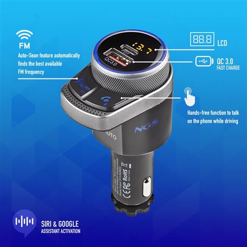 Transmissor FM NGS Spark BT Hero - Image 6