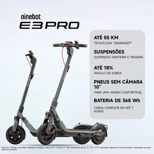 Trotinete Elétrica Segway- Ninebot E3 Pro E 400W - Image 6
