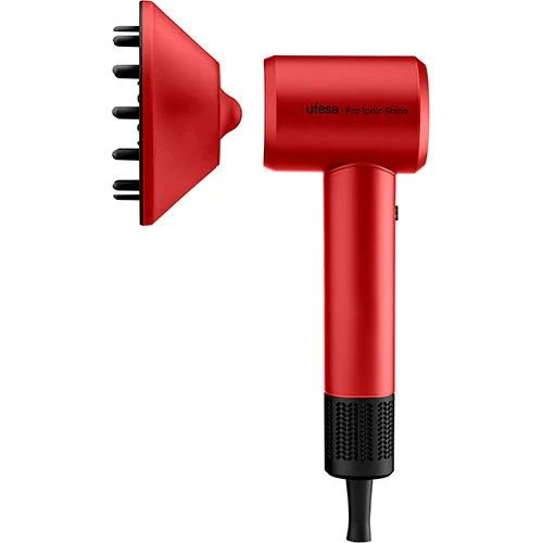 Secador de Cabelo Ufesa Pro Ionic Shine 1600 - Vermelho - Image 4