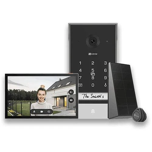 Vídeo Porteiro Intelgente Ezviz EP7 - Wi-Fi - 2K + Painel Solar