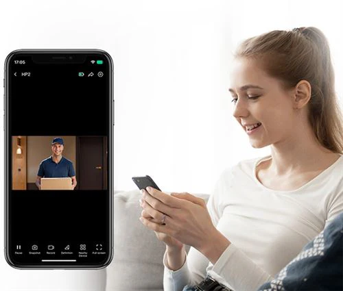 Vídeo Porteiro Wi-Fi Ezviz HP2 1080P - Dourado - Image 14