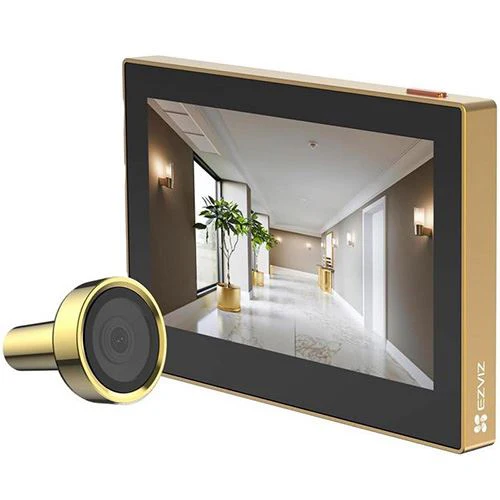 Vídeo Porteiro Wi-Fi Ezviz HP2 1080P - Dourado - Image 4
