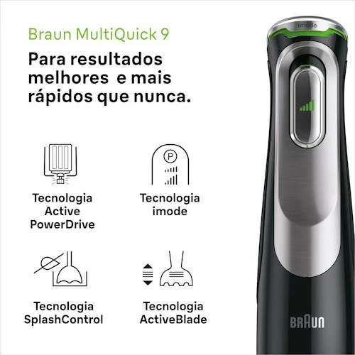 Varinha Mágica Braun Multi Quick 9 MQ9135XI - Preto Premium - Outlet - Grade A - Image 2