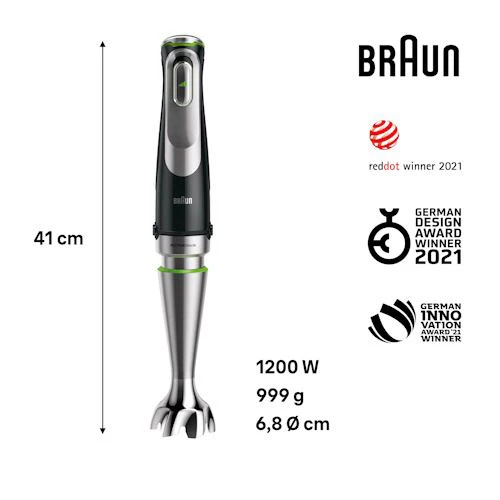 Varinha Mágica Braun Multi Quick 9 MQ9135XI - Preto Premium - Outlet - Grade A - Image 3