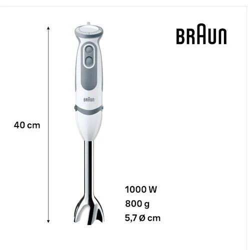 Varinha Mágica Braun Multiquick 5 Vario Mq5200Wh - Outlet - Grade A - Image 3