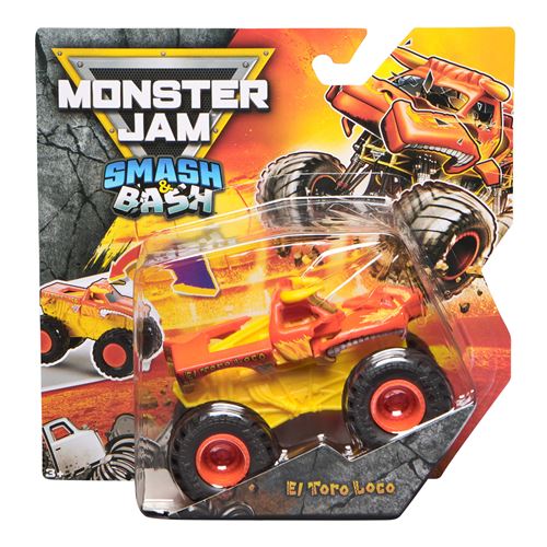 Veículo Monster Jam Smash and Bash 1:64 - Spin Master - Envio Aleatório - Image 7