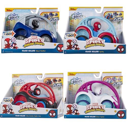 Veiculos Marvel Spidey&Friends - Power Rollers - Concentra - Envio Aleatório