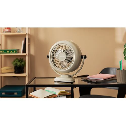 Ventoinha de Mesa Cecotec EnergySilence 800 RetroDesk | 20 Cm | 20 W - Bege - Image 2