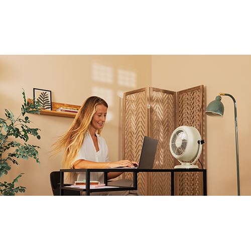 Ventoinha de Mesa Cecotec EnergySilence 800 RetroDesk | 20 Cm | 20 W - Bege - Image 3