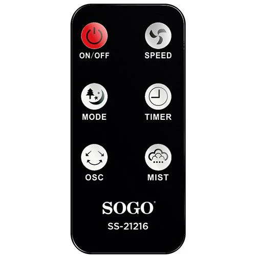 Ventoinha Nebulizadora Sogo VEN-SS-21216 | 90 W | Preto - Image 3