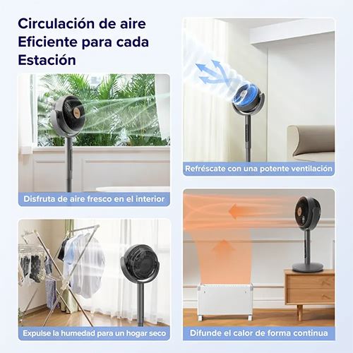 Ventoinha de Pé Levoit Pedestal Air Circulator | 30 W - Cinzento - Image 3