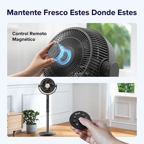 Ventoinha de Pé Levoit Pedestal Air Circulator | 30 W - Cinzento - Image 7
