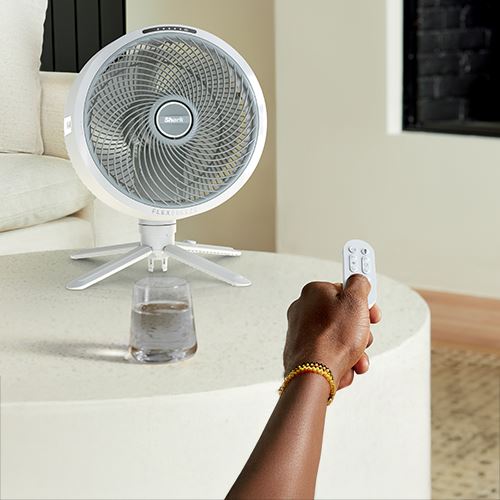 Ventoinha de Pé | Mesa Shark FA220EU Interior | Exterior Flexbreeze | Função Nebulizador - Branco - Image 9