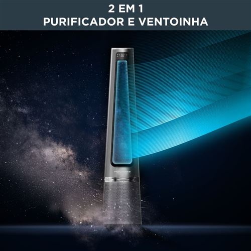 Ventoinha e Purificador Rowenta Eclipse 2 em 1 QU5030F0 - Cinza - Image 4