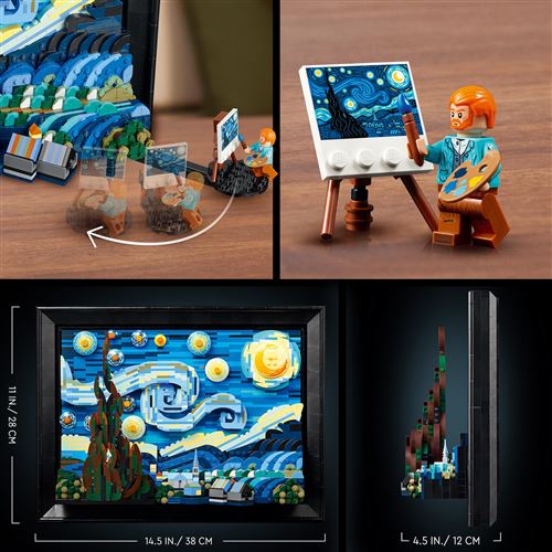 LEGO Ideas 21333 Vincent van Gogh - A Noite Estrelada - Image 7
