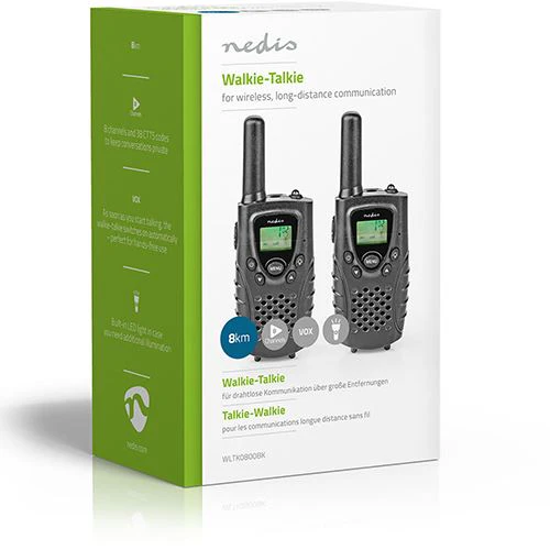 Walkie Talkie Nedis 0800 - Preto - Image 10