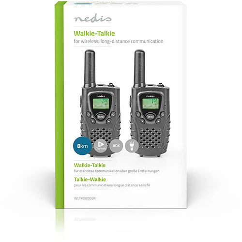 Walkie Talkie Nedis 0800 - Preto - Image 8