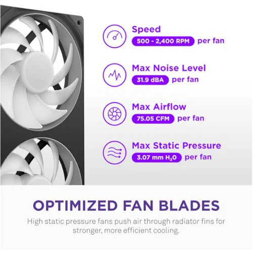 Water Cooler CPU NZXT Kraken Core 240 - RGB - Preto - Image 5