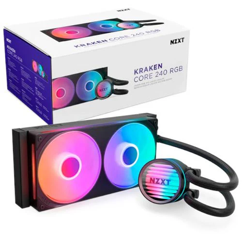Water Cooler CPU NZXT Kraken Core 240 - RGB - Preto - Image 9