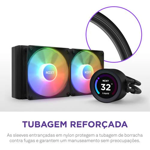 Water Cooler CPU NZXT Kraken Elite 240 RGB - Preto - Image 10