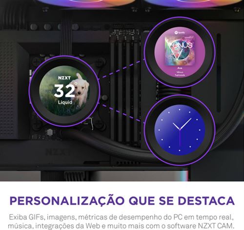 Water Cooler CPU NZXT Kraken Elite 240 RGB - Preto - Image 5