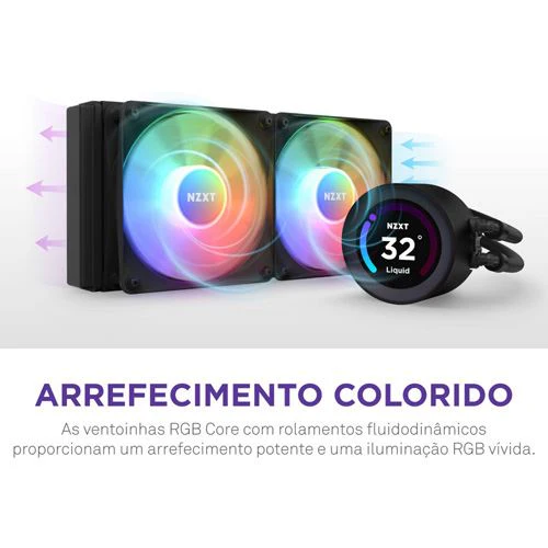 Water Cooler CPU NZXT Kraken Elite 240 RGB - Preto - Image 8