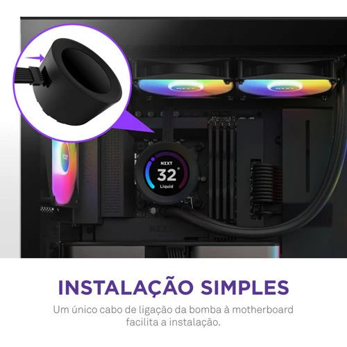 Water Cooler CPU NZXT Kraken Elite 240 RGB - Preto - Image 9