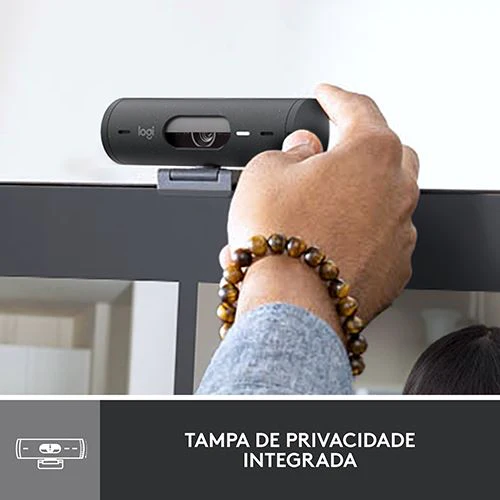 Webcam Logitech Brio 500 - FHD - Grafite - Image 6