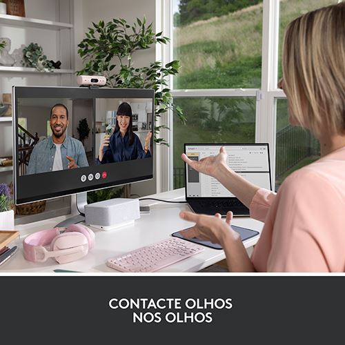 Webcam Logitech Brio 500 - FHD - Rosa - Image 10
