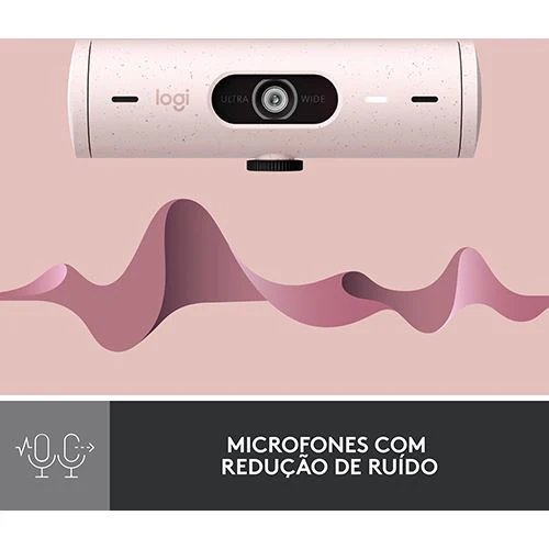 Webcam Logitech Brio 500 - FHD - Rosa - Image 4