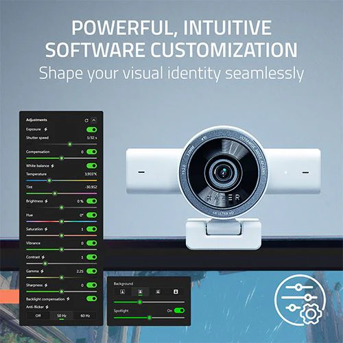 Webcam Razer Kiyo V2 4K UHD - Branco - Image 5