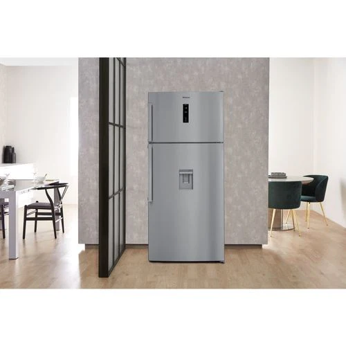 Frigorífico com Congelador Whirlpool W84TE 72X AQUA | 186x84x75 cm | 434 L | E | Aço inoxidável - Image 3