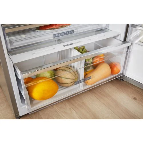 Frigorífico com Congelador Whirlpool W84TE 72X AQUA | 186x84x75 cm | 434 L | E | Aço inoxidável - Image 4