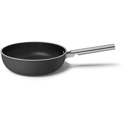 Wok antiaderente Smeg Anni 50 WOF3002BLM | 30cm - Preto - Image 3