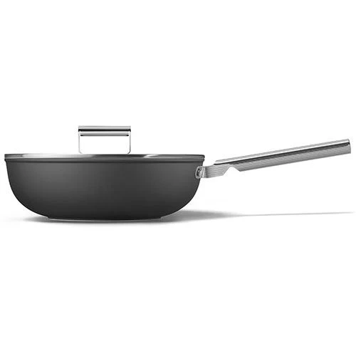 Wok antiaderente Smeg Anni 50 WOF3002BLM | 30cm - Preto - Image 6