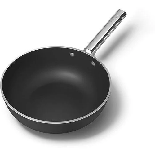 Wok antiaderente Smeg Anni 50 WOF3002BLM | 30cm - Preto - Image 7