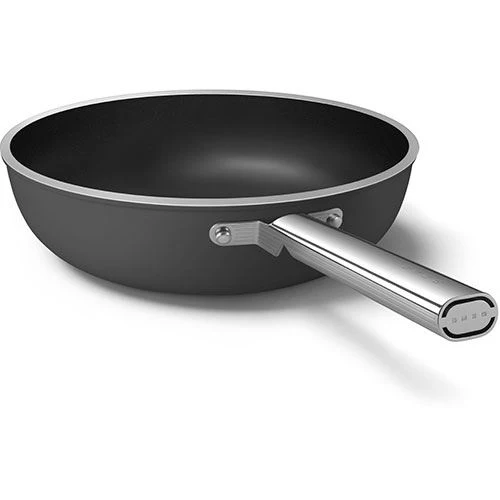 Wok antiaderente Smeg Anni 50 WOF3002BLM | 30cm - Preto - Image 9