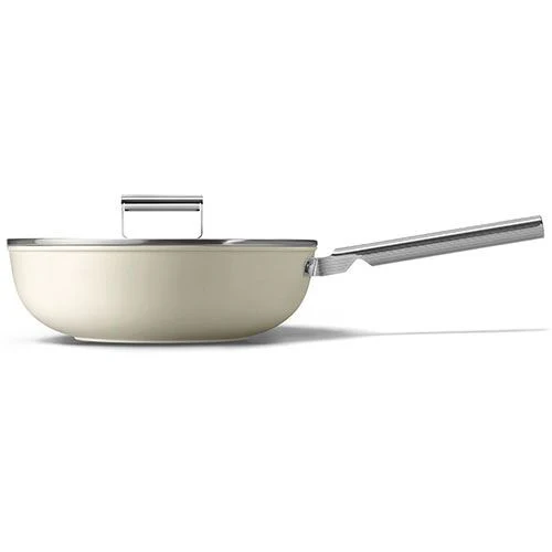 Wok antiaderente Smeg Anni 50 WOF3002CRM | 30cm - Creme - Image 6