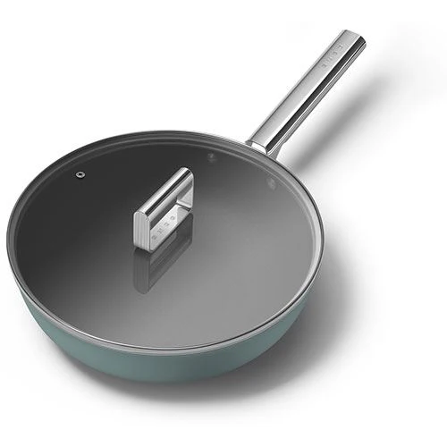 Wok antiaderente Smeg Anni 50 WOF3002EGM | 30cm - Verde esmeralda