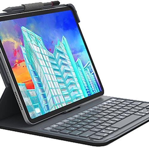 Capa com Teclado Zagg Messenger Folio 2 para iPad 10.9 - Cinzento - Image 3