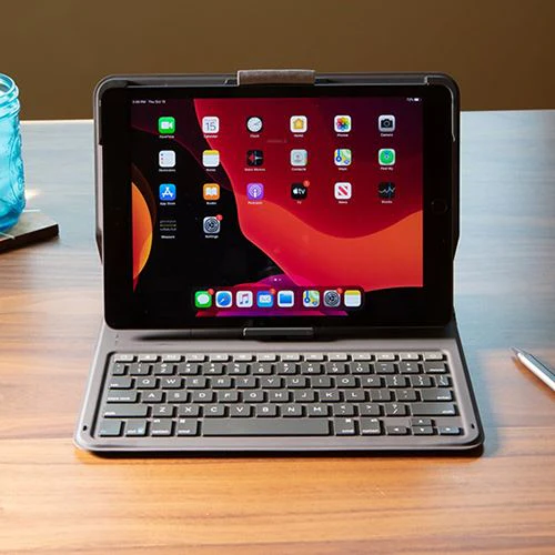 Capa com Teclado Zagg Messenger Folio 2 para iPad 10.9 - Cinzento - Image 6
